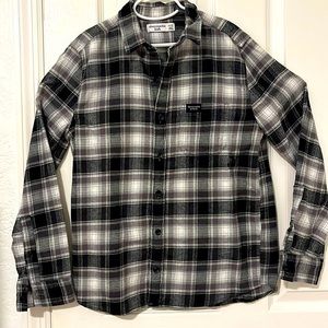 Abercrombie Kids flannel plaid 11/12